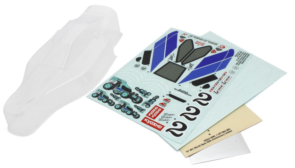 Kyosho Non-Decorated Body (87WC Optima Mid) OTB251