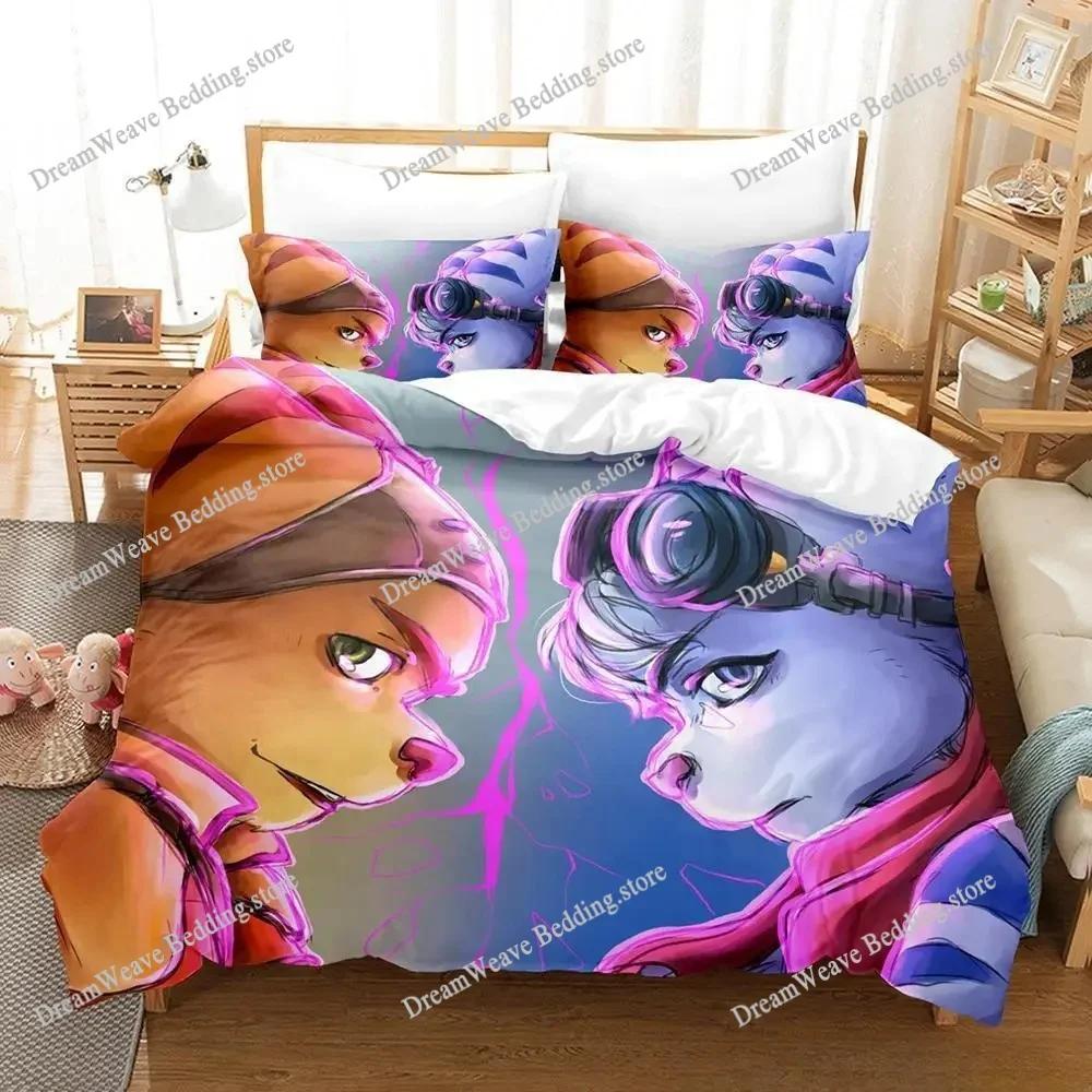 Set Biancheria da Letto Stampa 3D Ratchet Clank Rift Apart Singolo Twin Matrimoniale Queen King Size Set Letto Adulto Bambino Camera da Letto Copripiumino