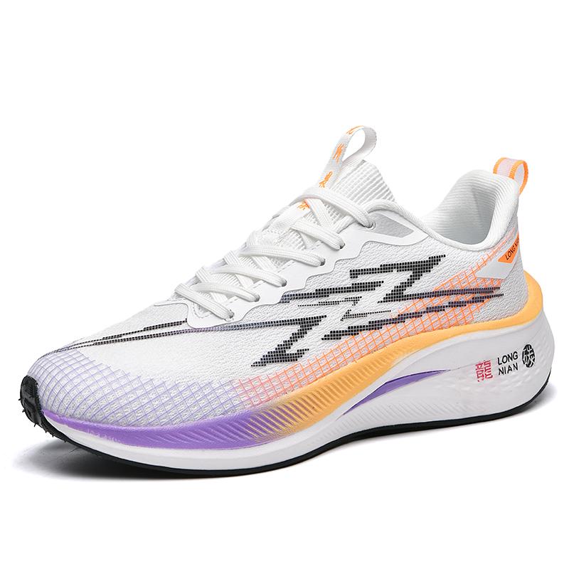 Neue professionelle Laufschuhe Carbonplatte atmungsaktive Mesh-Oberfläche Fitness weiche Sohle ultraleicht stoßdämpfend Sportschuhe