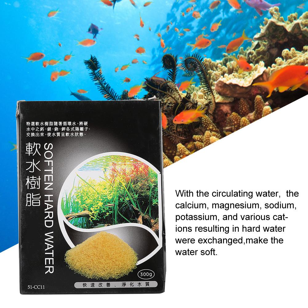Soft Water Resin Filter Material Aquarium Filtering Particles for  Fish Tank Water Quality Softening