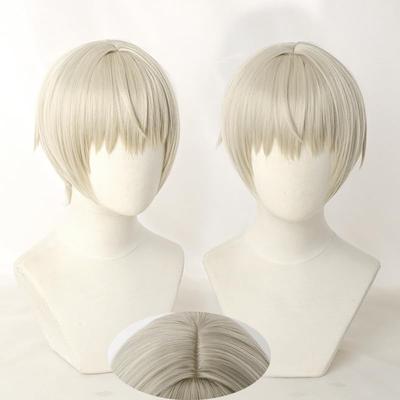 SUNXXCOS Jujutsu Kaisen Heat-Resistant Wig, Costume Accessory, Festival Wig (Inumaki Toge Wig)