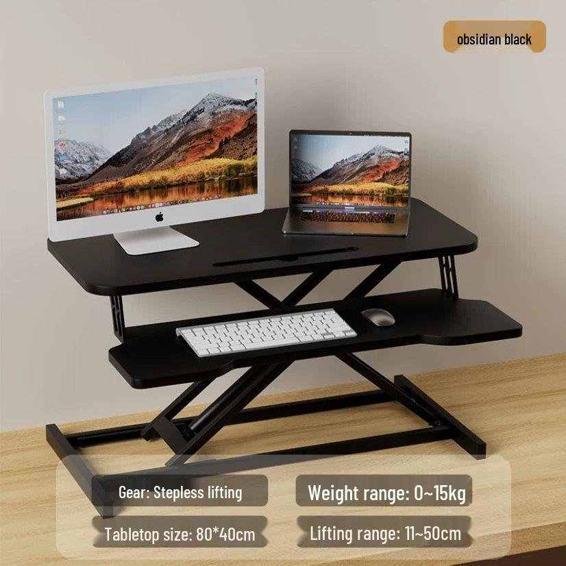 Hydraulic Pneumatic Standing Desk & Monitor Riser