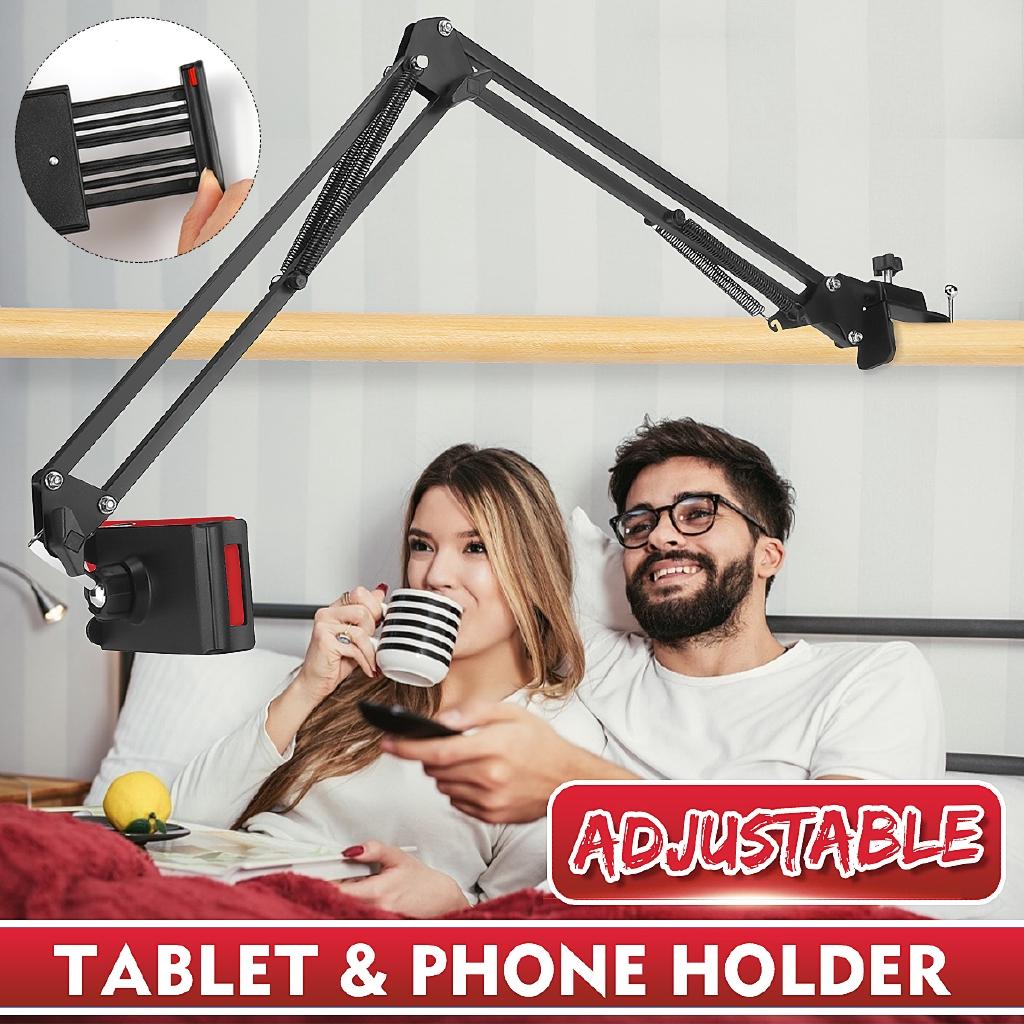 Adjustable Mobile Phone Holder For 4-11 Inch Tablet Phone Long Arm Bed Desk Stand Phone Mount Mobile Support Holder Stand
