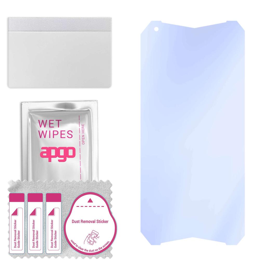 apgo Vetro protettivo ibrido 9H ultra-trasparente compatibile con Ulefone Armor 3WT, vetro nano flessibile, ottimo sostituto per il vetro temperato, resistente ai graffi