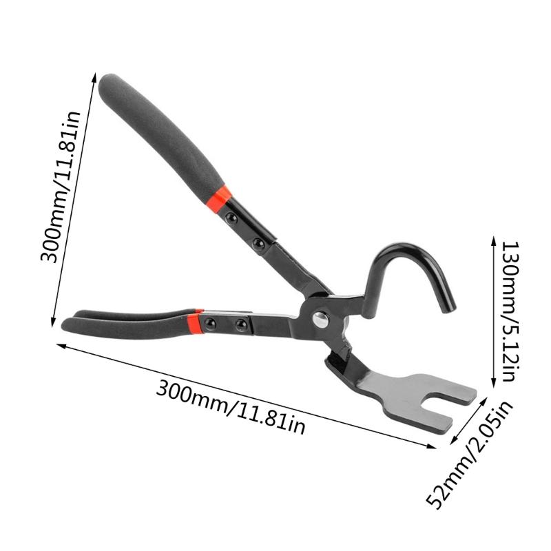 Car Exhaust Hanger Pliers Carbon Steel Bracket Removal Pliers Nonslip Separate Rubber Bracket Hanger Support Removal