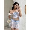 TAKU | Korean Girl Bear Cute Split Swimsuit Female Small Chest Bikini Vacation Ins Pure Desire Conservative and Thin