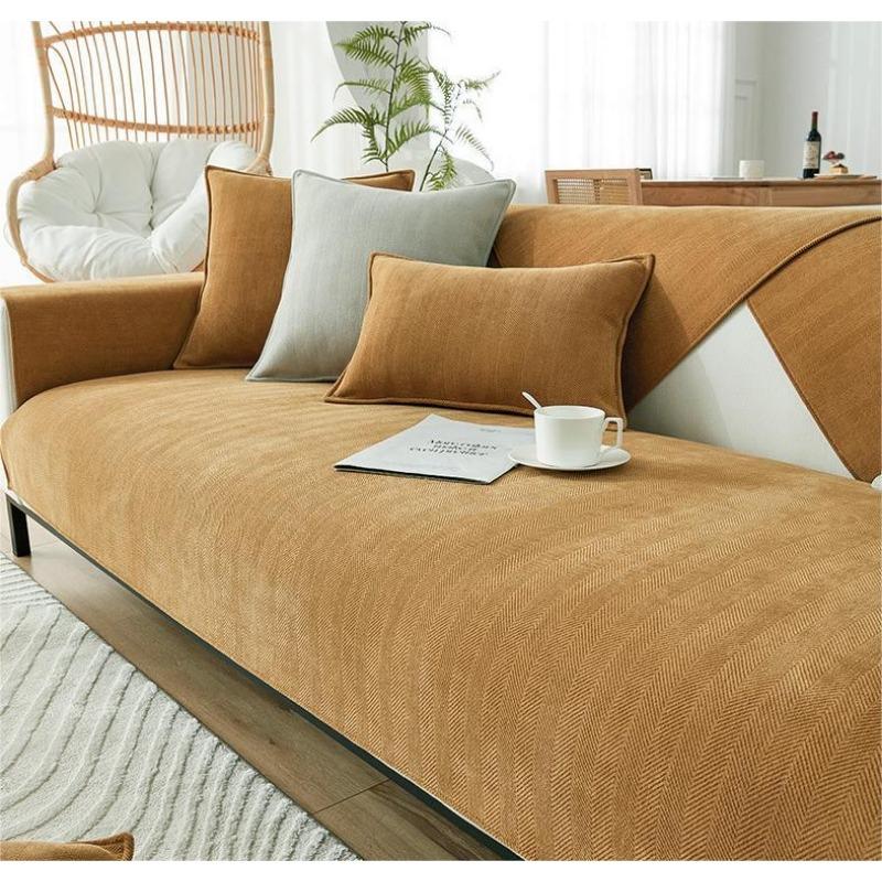 Chenille Light Luxury High-End Sofa Cushion Cushion Cover Cloth Four Seasons Universal Non-Slip All-Inclusive Universal Cover Sofa Cover Slipcover