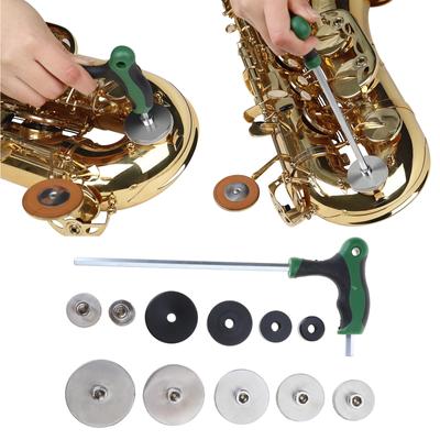 Saxofone Ferramenta de Reparo de Furo de Som Profissional Saxofone Soprano/Alto/Tenor Fresa Dressadora Furo de Som Acessório Tubo de Madeira