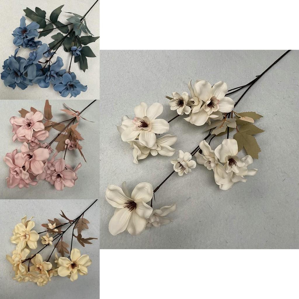 Realistische Orchideen-Wandbehang Künstliche Blumen für Zuhause Geschenke Dekorationen