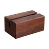 Tissue Box Wooden Ornament Paper Storage Box Rectangle Portable Tissue Cover Tissue Holder for Home Table Car Living Room El