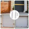 Universal Fit Garage Door Sealing Protectors Set Pack of 2 Stainless Steel Weather Resistant for Most Door