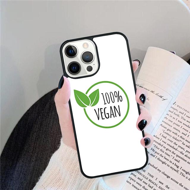 Proud Vegan Life Quote Phrase Cover For iPhone 17 Air 15 16 14 13 12 Pro Max 11 Pro Max Plus Phone Case Coque