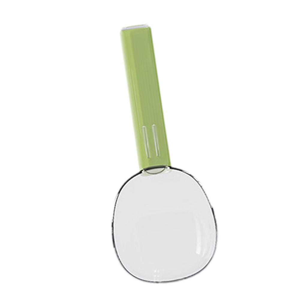 Pet Treat Scoop Measuring Scoop for Dog Pet Food Feeder Multifuctional with Scale Dog Spoon with Bag Clip for