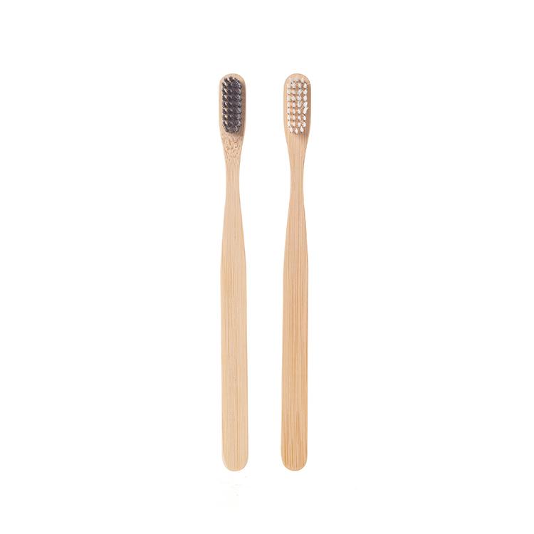 Biodegradable Eco-Friendly Compostable for Toothbrush with Nylon Bristle for Travel & Home Use Zero Waste чёрный