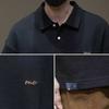 Japanese Vintage Breathable Moisture Wicking Men's Loose Polo Shirt - Wrinkle Resistant Casual Sport Short Sleeve Collared Shirt