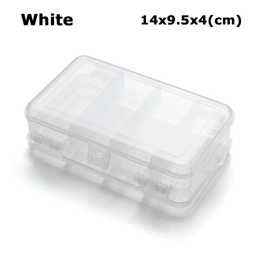 Plastic Transparent Storage Box Baby Feeding Holding Case Jewelry Beads Container Box Fishing Tools Home Daily Accessories