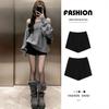 Women's High Waist Black Shorts: Slimming Bodycon for Spring, Autumn, Winter 2026