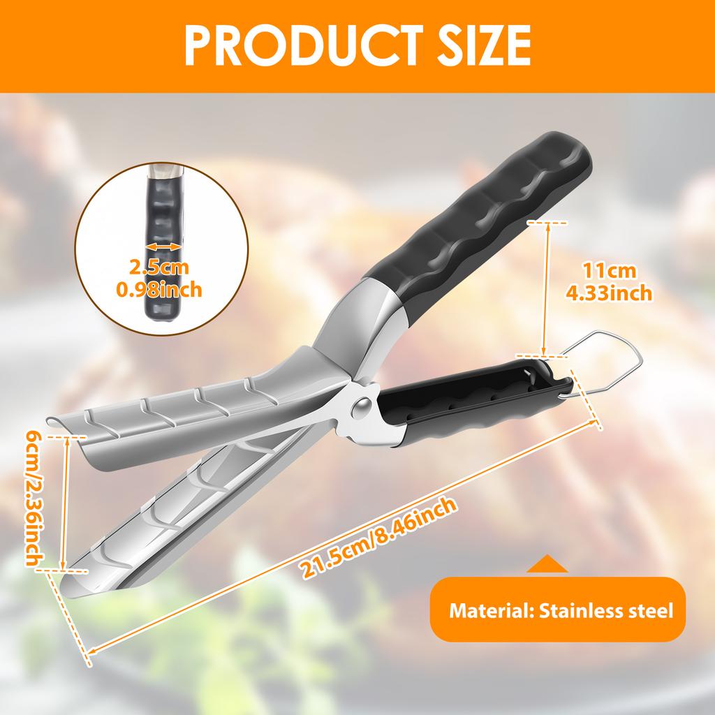 Rib Film Removal Tool Stainless Steel Barbecue Rib Peeling Tool with Anti Slip Grip Kitchen Small Tool Dishwasher Cleaning