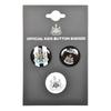 Newcastle United FC Childrens/Kids Enamel Badge Set