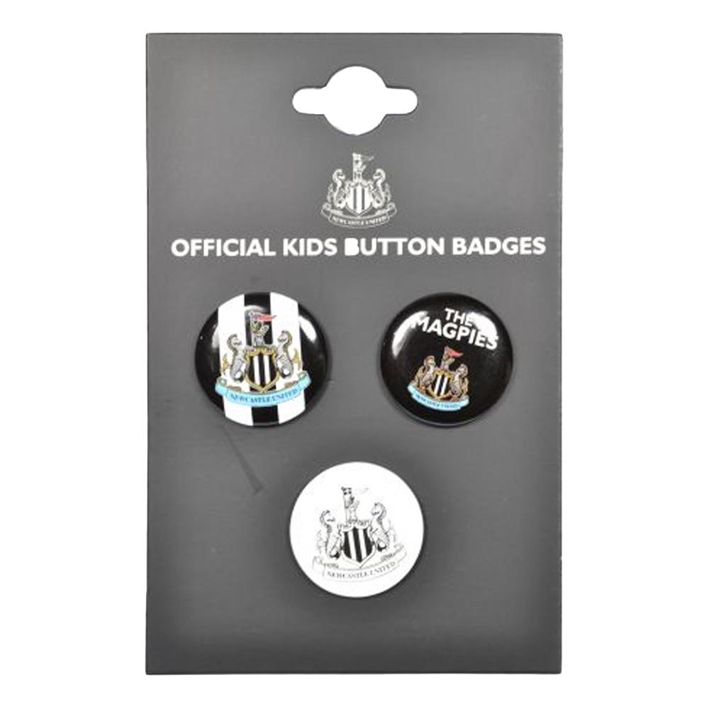 Newcastle United FC Childrens/Kids Enamel Badge Set