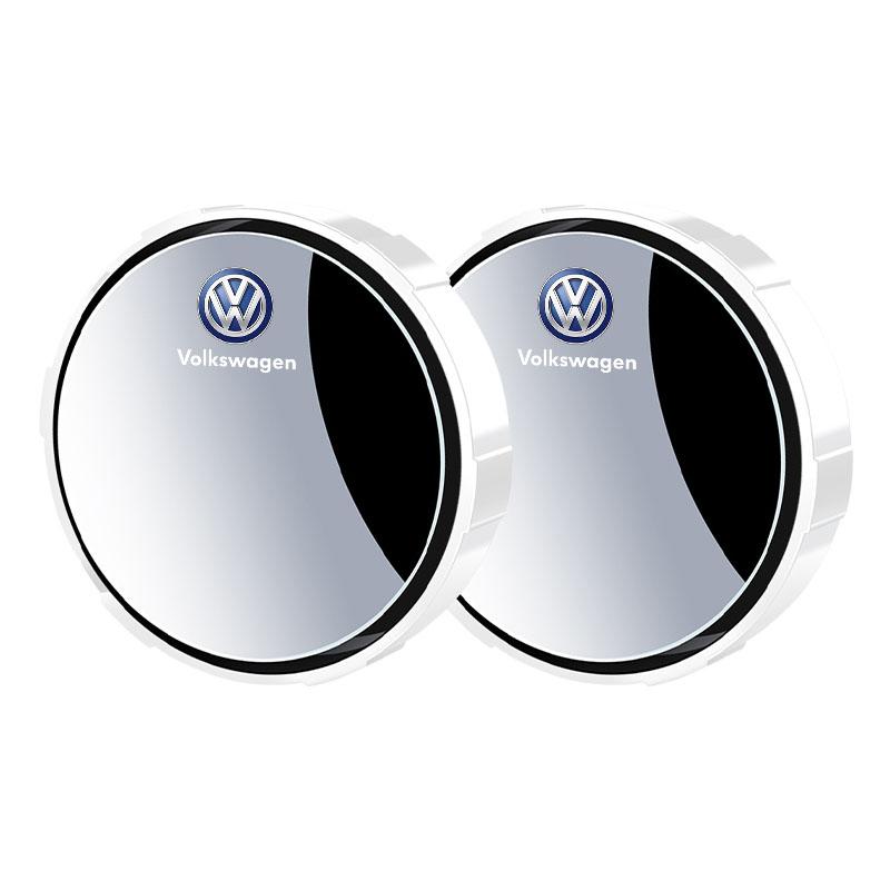

2026 Hot For Volkswagen VW Adjustable 360 Degree Car Blind Spot Rear View Mirror Angle For VW Volkswagen Polo Tiguan Passat Golf білий