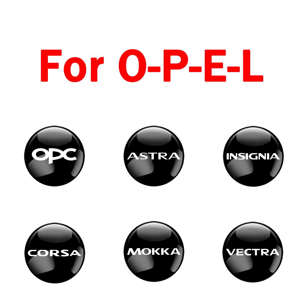 AAHO1 4PCS Metal Car Wheel Tire Valve Stem Covers Dustproof Caps for Opel Astra H J G K Insignia Corsa D Vectra C OPC Auto Accessories