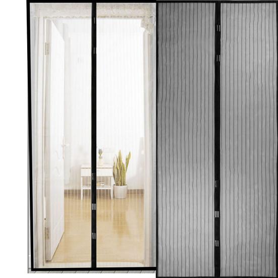 Summer Anti Mosquito Insect Curtains Magnetic Mesh Net Kitchen Door Drop Screen