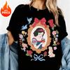 Summer Disney Snow White Graphic Tshirt Men Women Fashion Cotton Quality Casual Loose Short Sleeve Classic Unisex