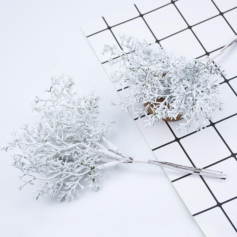 6PCS/bundle Artificial Plants Wedding Home Decorations Bridal Accessories Clearance Fake Flowers Scrapbook Diy Christmas Wreath