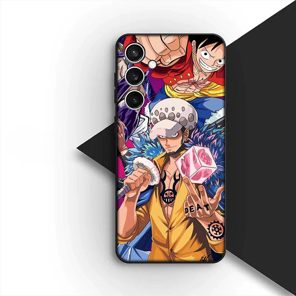 Cover for Motorola Moto G22 G23 G32 G53 G60 G72 G64 G20 G8 G9 Plus Power E13 E20 E32 Case Trafalgar D Water Law One Pieces Luffy