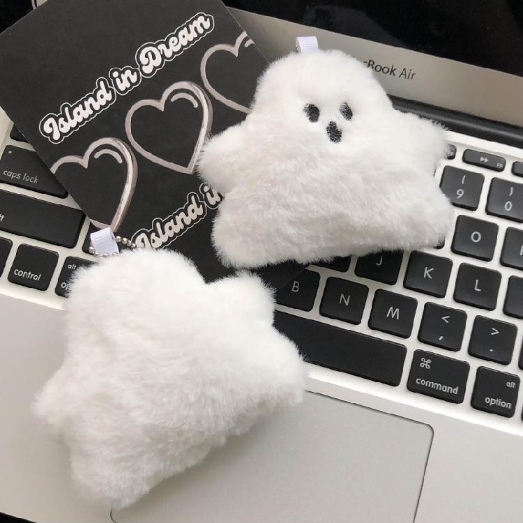Cute Specter Keychain Soft Plush Hanging Ornament Specter Bag Charm Bag Pendant