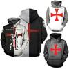 Templar Knights Unisex Cosplay 3d Print Pullover Casual Sweater Sweatshirt Top