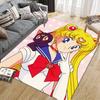 Sailor Moon Tsukino Usagi Main Area Rug, Sailor Moon Fan Cozy Carpet, Perfect Gift.chl