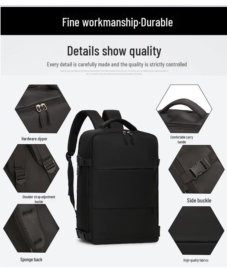 Unisex Large Capacity Multi-functional Backpack for Business, Travel, and School