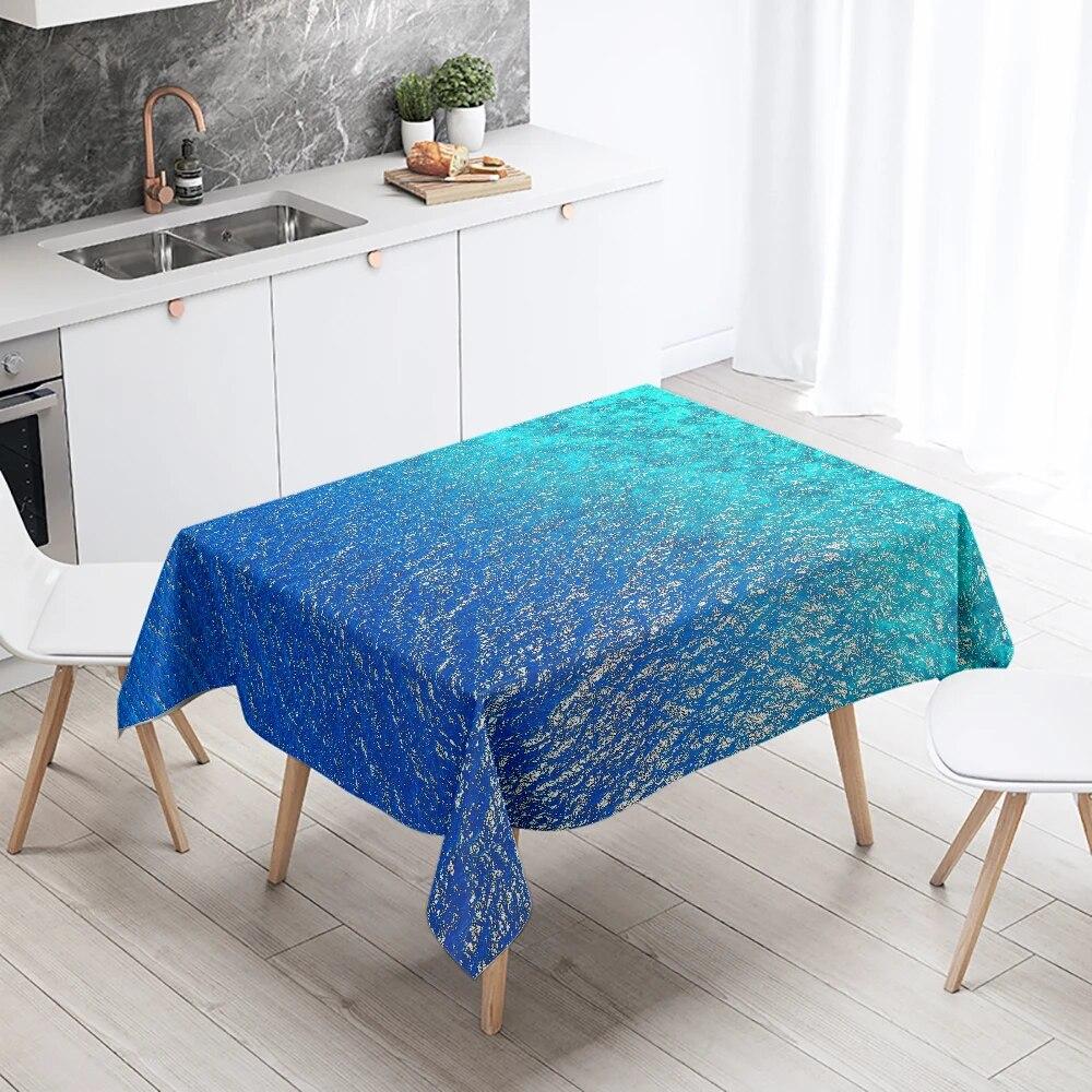 Sunset Evening Glow Scenery Table Cloth Wedding Party Restaurant Banquet Decor Stain Resistant Waterproof  Home