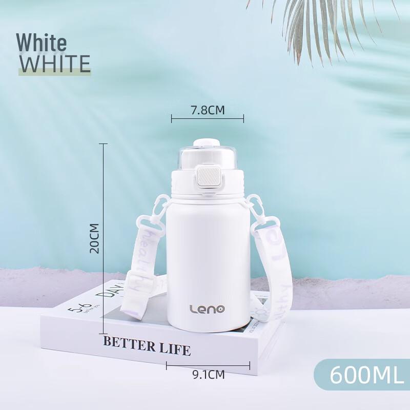 Lainuo 316SS Insulated Dual-Use Water Bottle with Straw