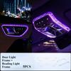 Pentru Mercedes E300L S Clasa C EQE GLC GLE Lampă de Citit Cadru Decorativ Cristal Capac Ornament Lampă Ambientală Interior Luxos Strălucire Stil