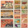 Food Metal Sign Kitchen Metal Poster Home Garage Man Cave Industrial Decor High-Quality Decorative Plate Metal Plaque