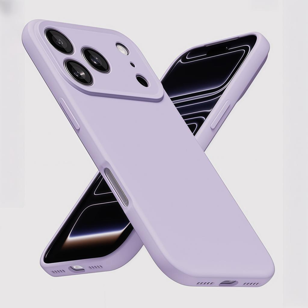 For iPhone 17ProMax/ 17 Pro / 17 / Air Phone Case Liquid Silicone, Thin Ultra Slim Minimalist Phone Cover