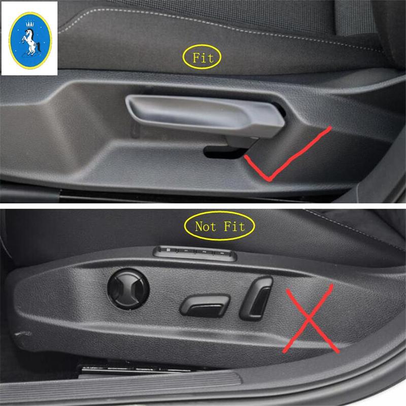 ABS Seat Adjustment Knob Button Handle Sequ Decoration Cover Trim Accessories Interior For Volkswagen T-Roc T Roc 2018 - 2025