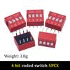 LIZAO DIP Switch Assorted Kit 1/1/1/1/1/6/7/8/11 Position 1.11mm Red Switches 1PCS Each