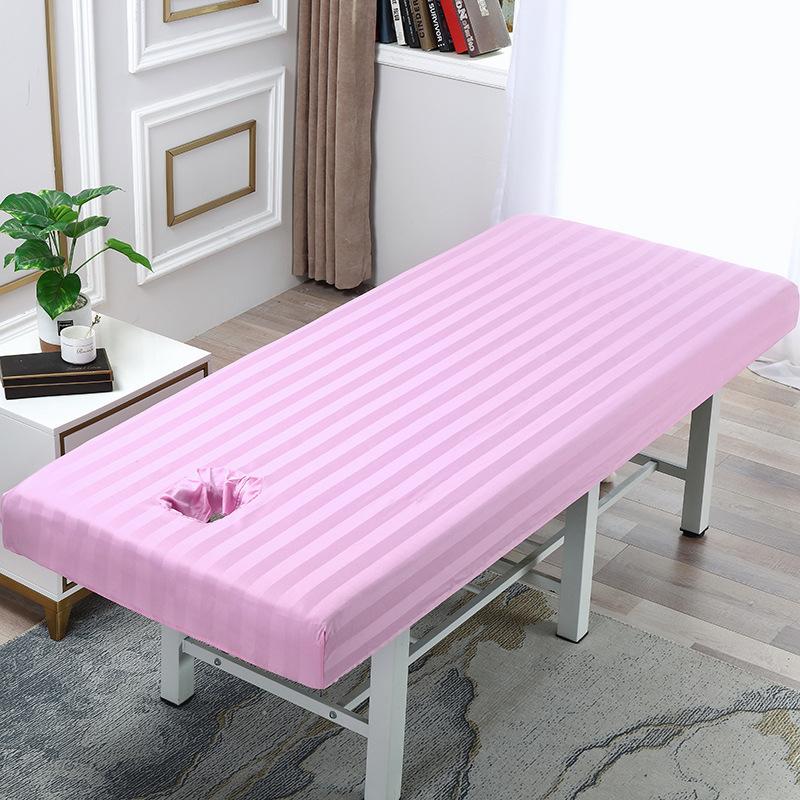 Beauty Massage Bed Table Cover Bed Sheets SPA Bed Fitted Sheet Massage Beauty Salon Treatment Table Cover With Face Hole