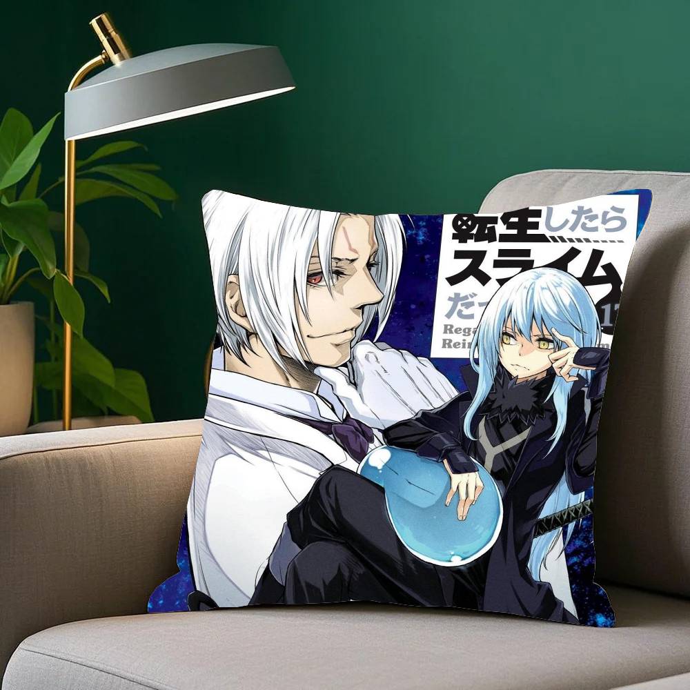 That Time I Got R-Reincarnated As A Slime Anime Pillow Case Home Decor Throw For Sofa Bed Car Room Decor Gift Idea