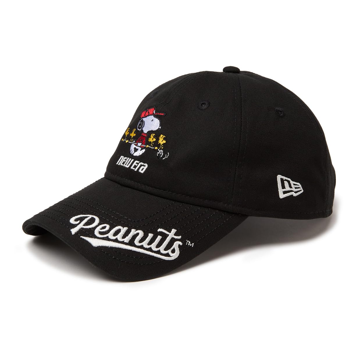 

[New Era] Golf Cap 9TWENTY Snoopy Collaboration Black FREE GF 920CSLV PEANUTS VISOR LOGO BLK