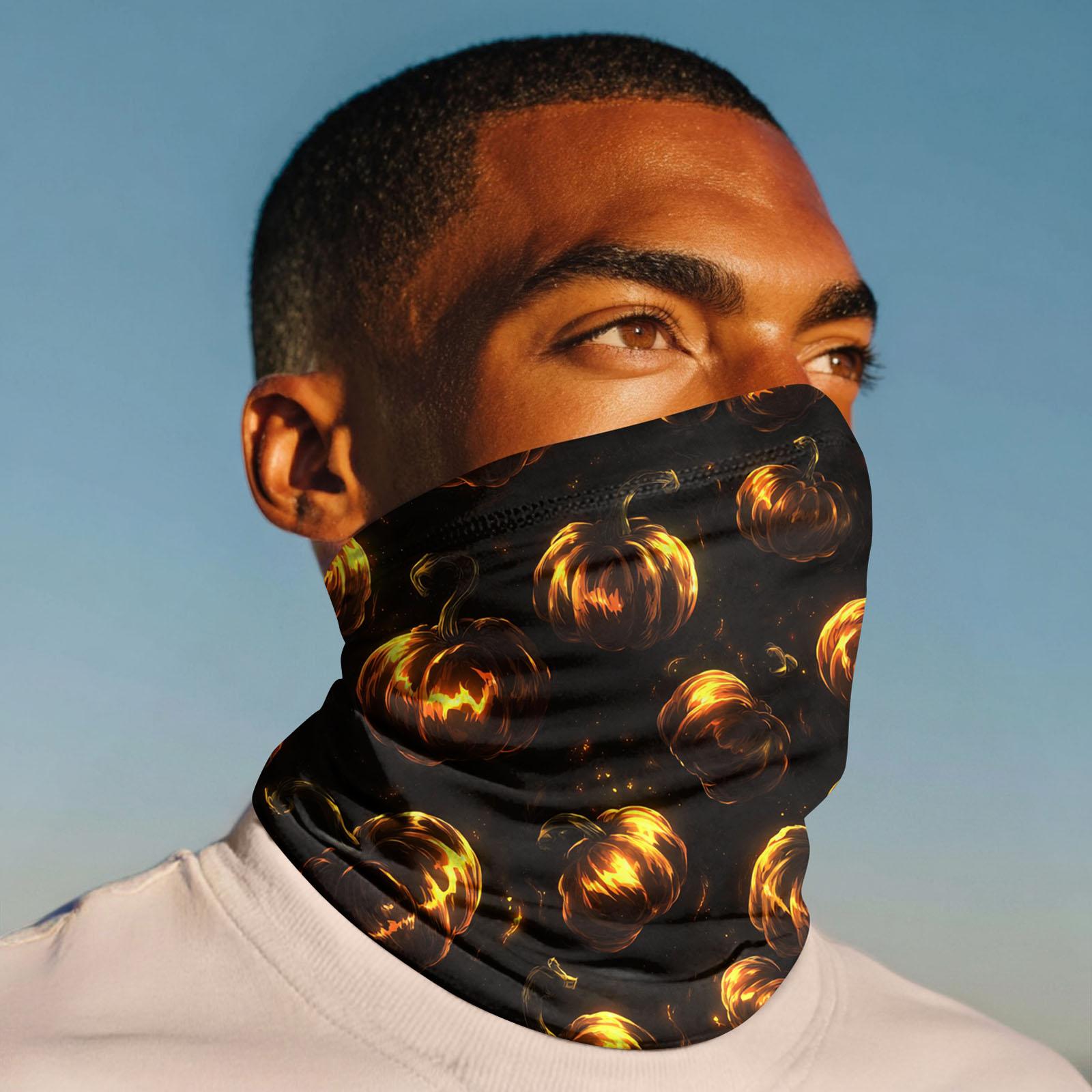 

Уличная велосипедная маска Модный принт Бандана Шарф для шеи One Size золотой