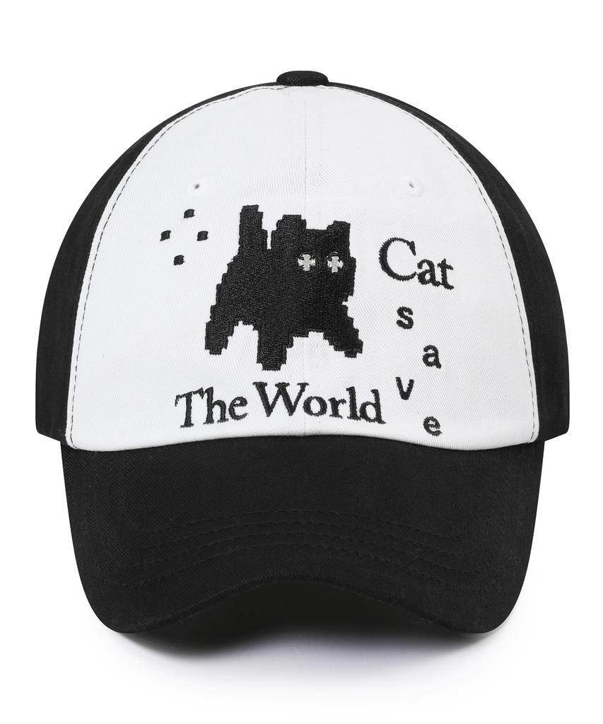 Kaesseibeudeowoldeu Pixel Art Ball Cap (Black)