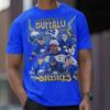 Buffalo Sabres Shirt NHL Rundhals Kanadische Professionelle Eishockey-Meisterschaft Spor Unisex T-Shirt