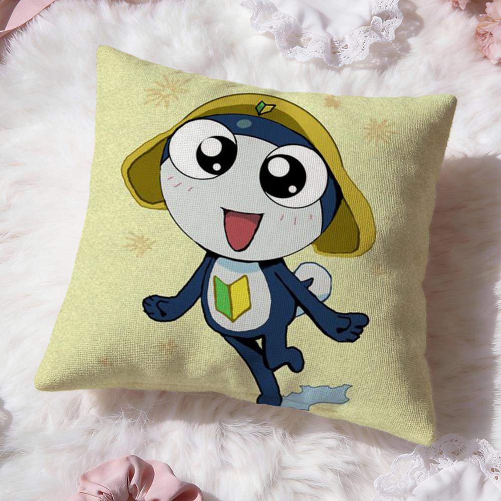 K-Keroro Sergente. Copricuscino FrogS Comfort Premium Copricuscino Reversibile - Design Due in Uno per Qualsiasi Stanza e Interno Auto