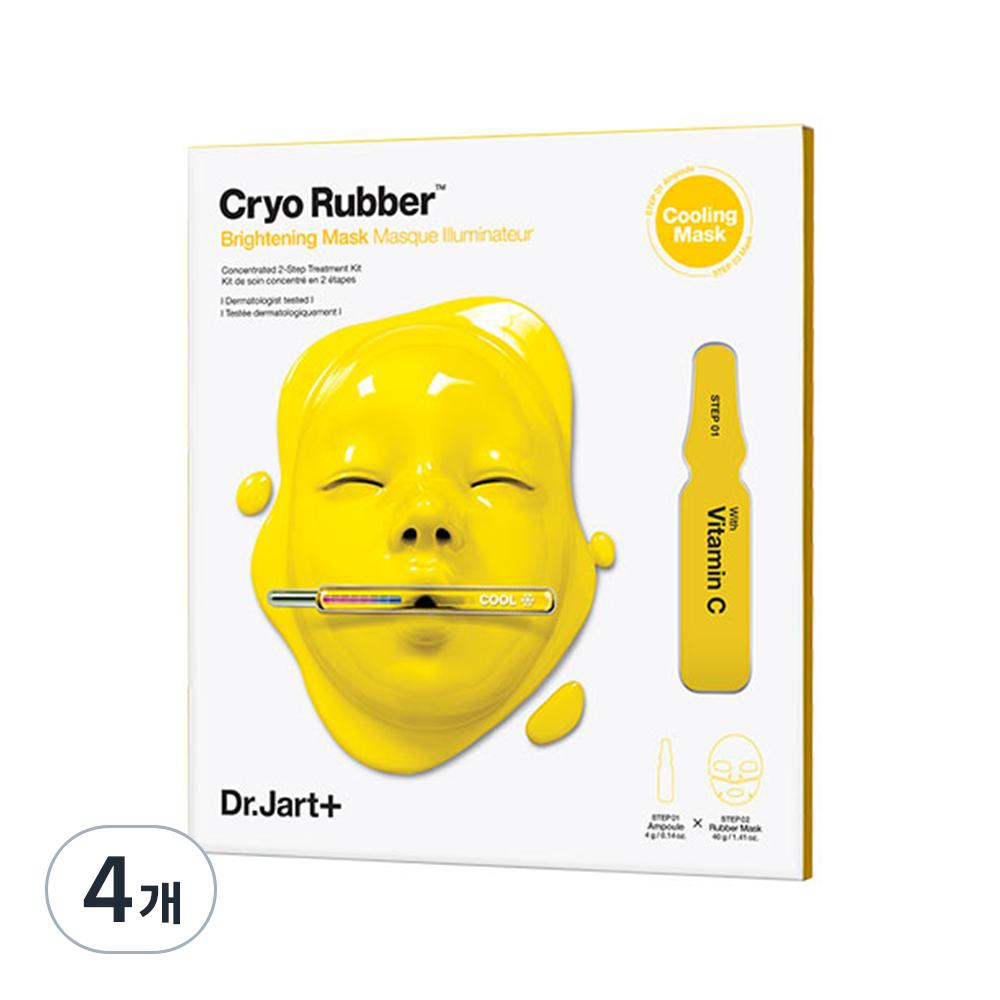 

Dr.Jart Cryo Rubber Brightening Mask, 1 pack, 4 pieces