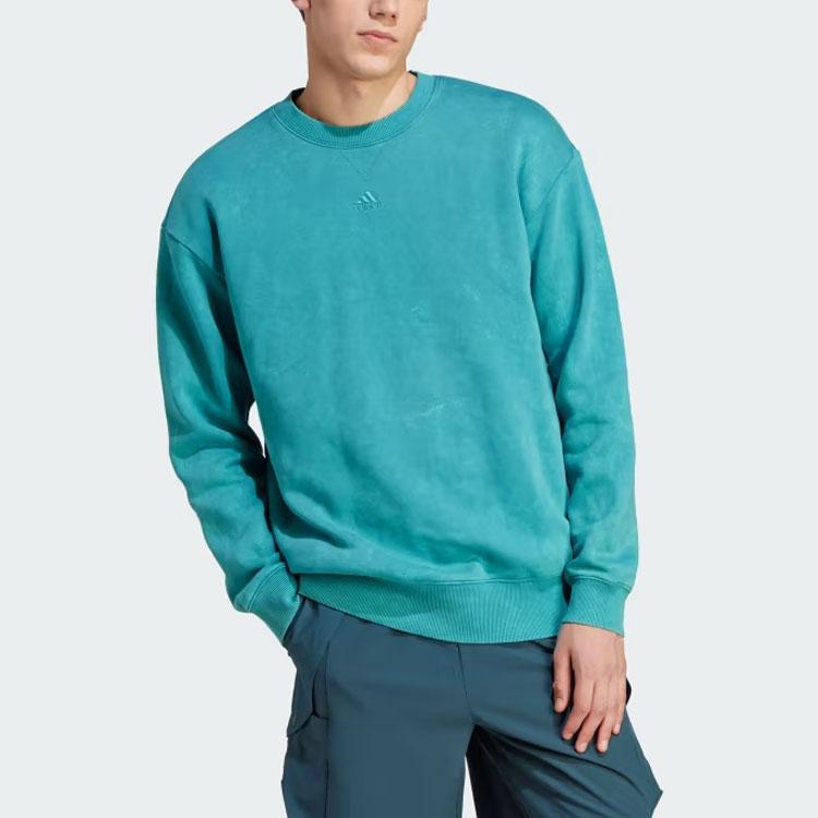 adidas All Season Long Sleeve Sweatshirt Men Sweatshirt Arctic-Blue IB4073